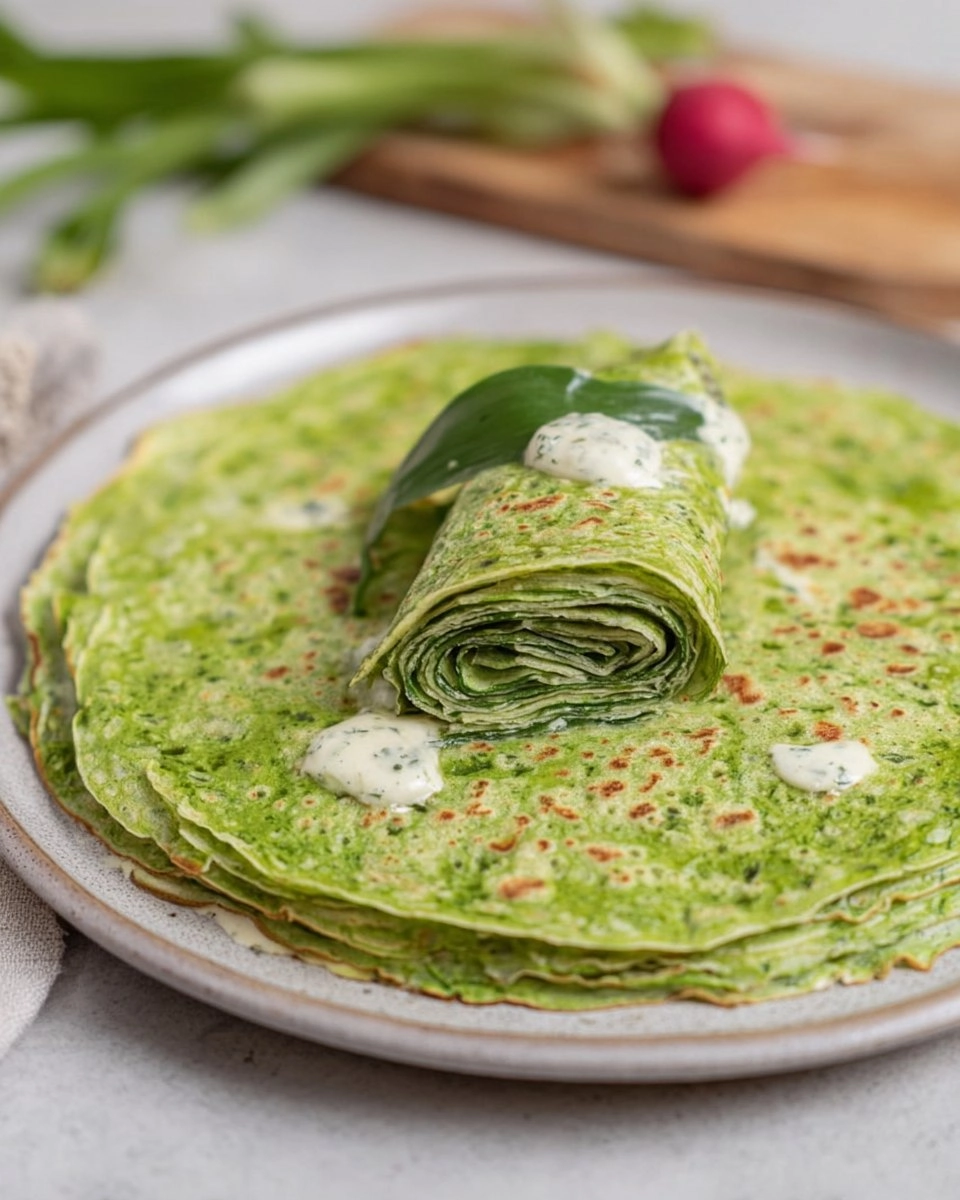 Bärlauch Pfannkuchen