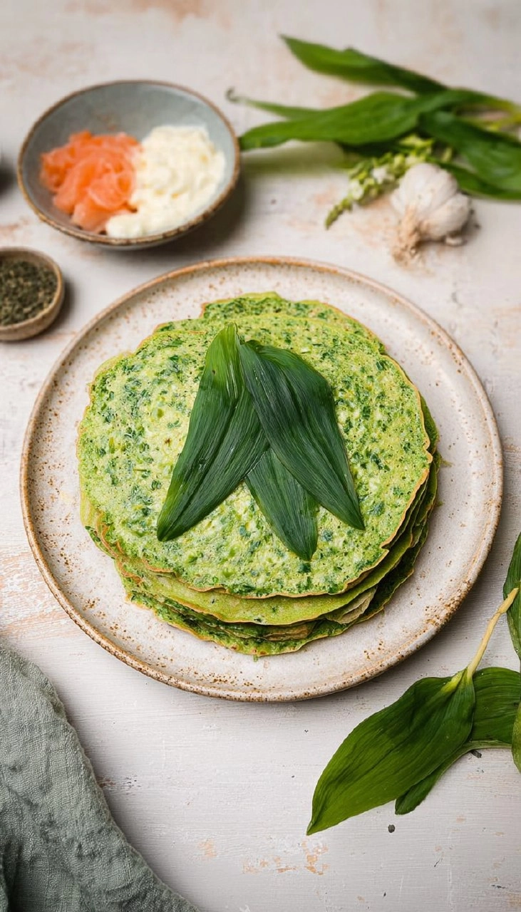 Bärlauch Pfannkuchen