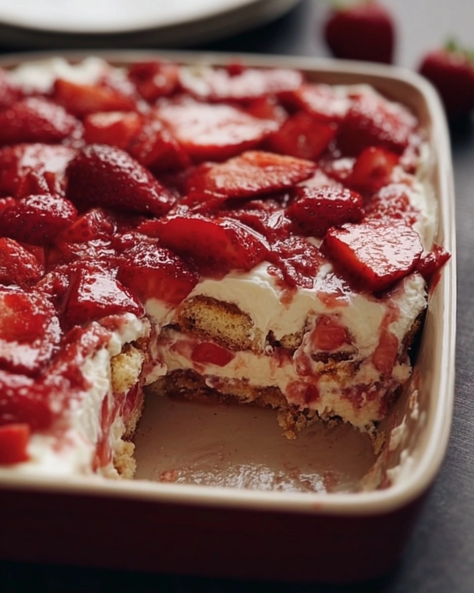 Erdbeer-Rhabarber-Tiramisu