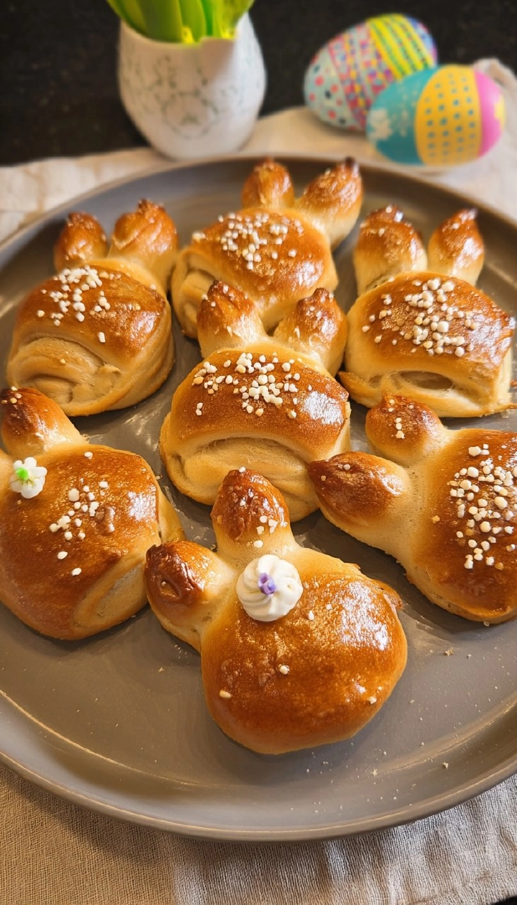 Hefehasen Für Ein Festliches Ostergebäck