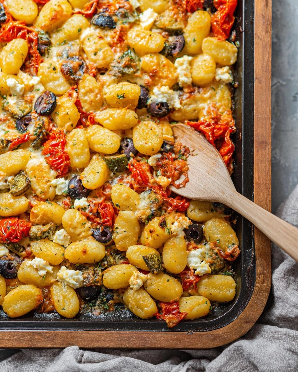 Mediterranes Gnocchi-Blech