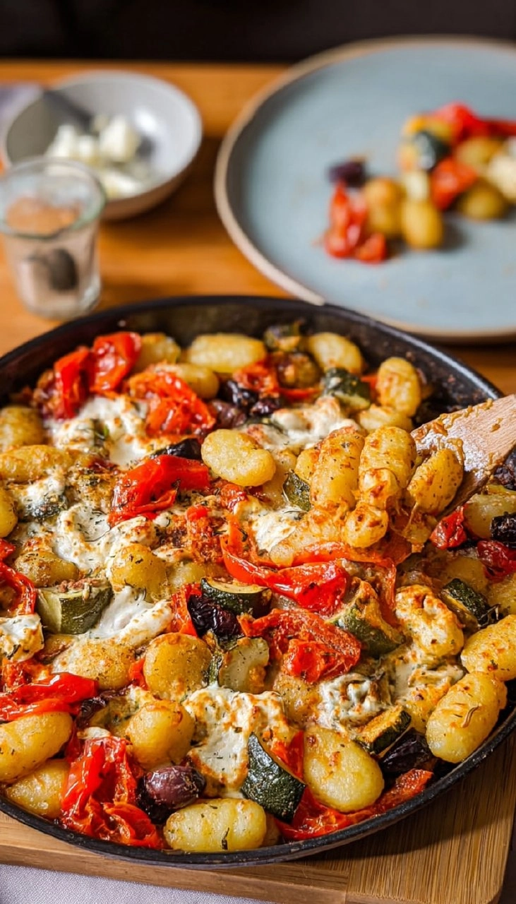 Mediterranes Gnocchi-Blech