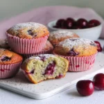 Muffins-mit-Kirschen-Rezept