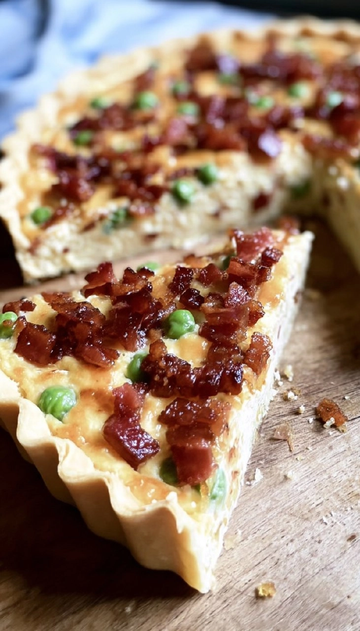 Quiche mit Mascarpone und Speck
