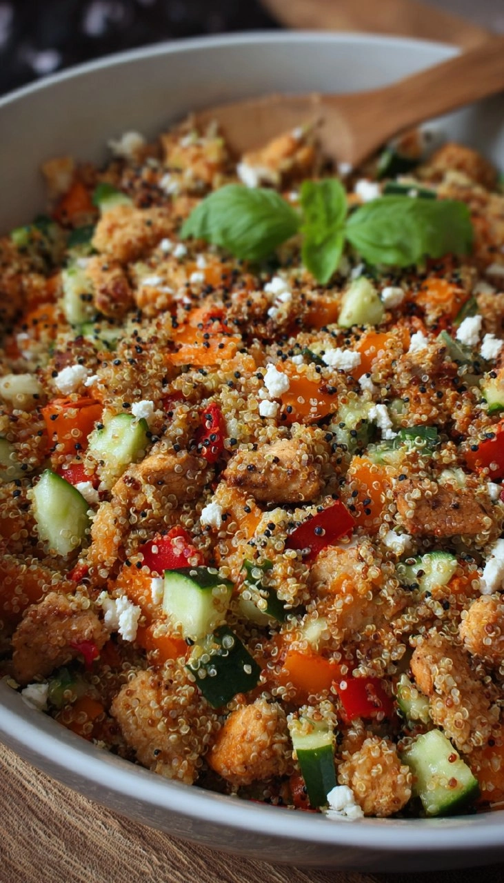Quinoa‑Hähnchen‑Salat