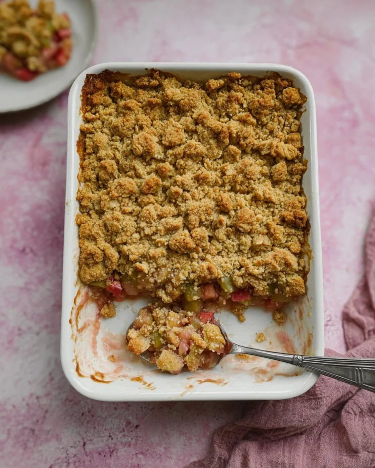 Rhabarber-Crumble-–-Fruchtig-Knusprig-Einfach-Rezept