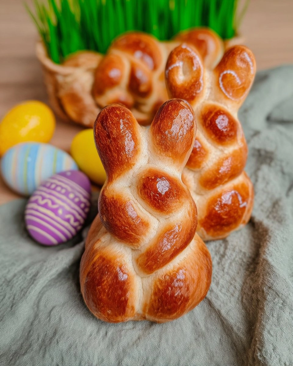Weiche Hefehasen für das Osterfrühstück 24 Weiche Hefehasen für das Osterfrühstück