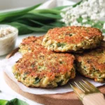 Baerlauch-Kaese-Bratlinge-Rezept