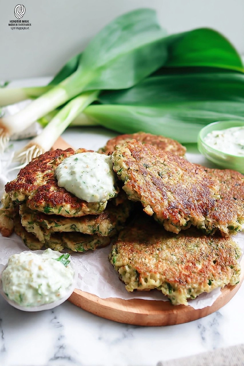 Bärlauch-Käse-Bratlinge
