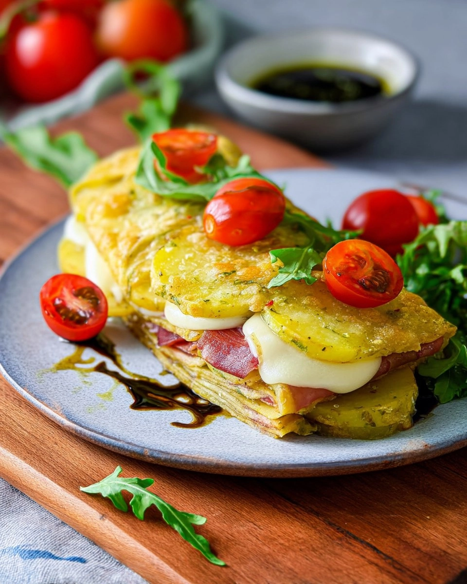 Kartoffel-Wrap aus dem Ofen
