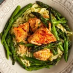 Pasta-mit-gruenem-Spargel-und-Lachs-Rezept