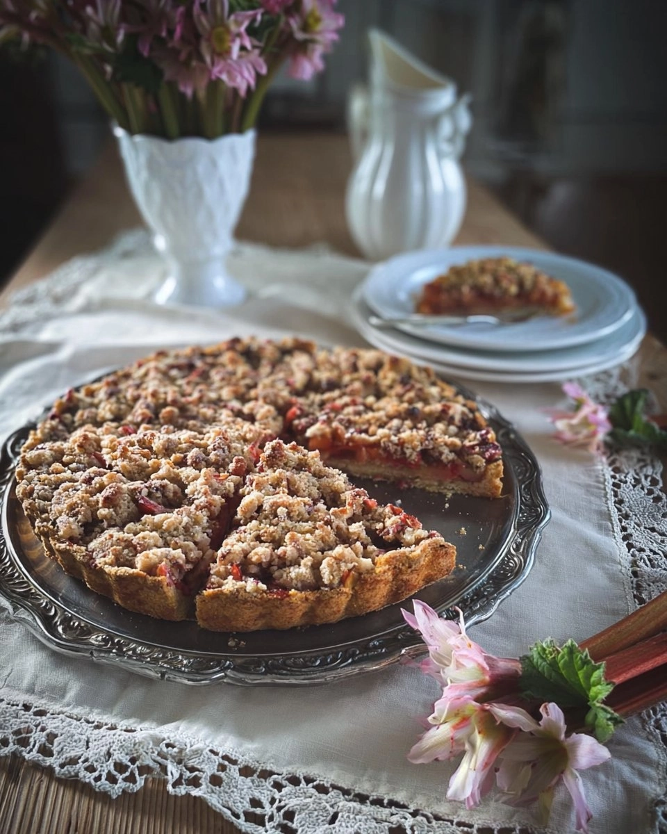 Rhabarber-Streuselkuchen
