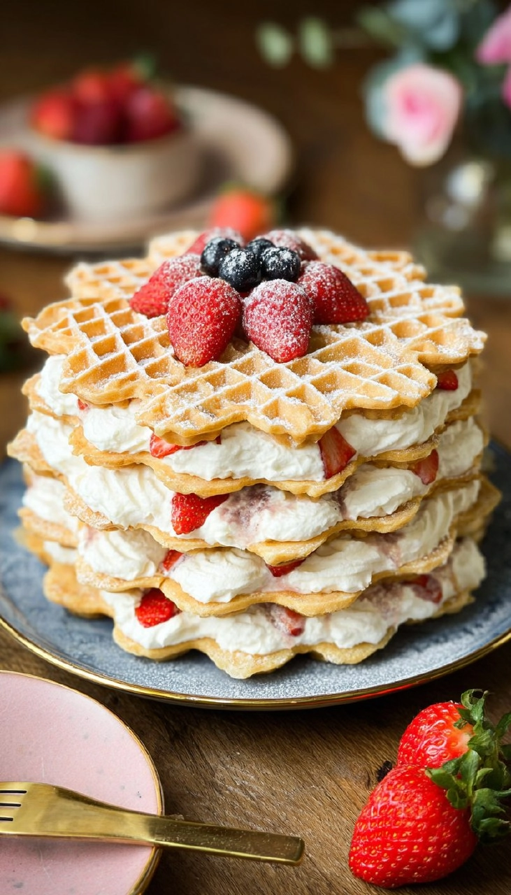 Waffeltorte-Rezept